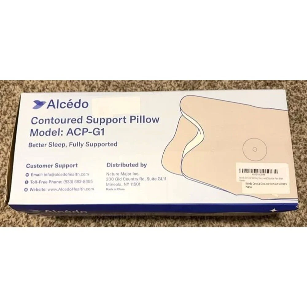 Cervical Memory Foam Pillow for Neck and Shoulder Pain Relief, 16 x 26 in
